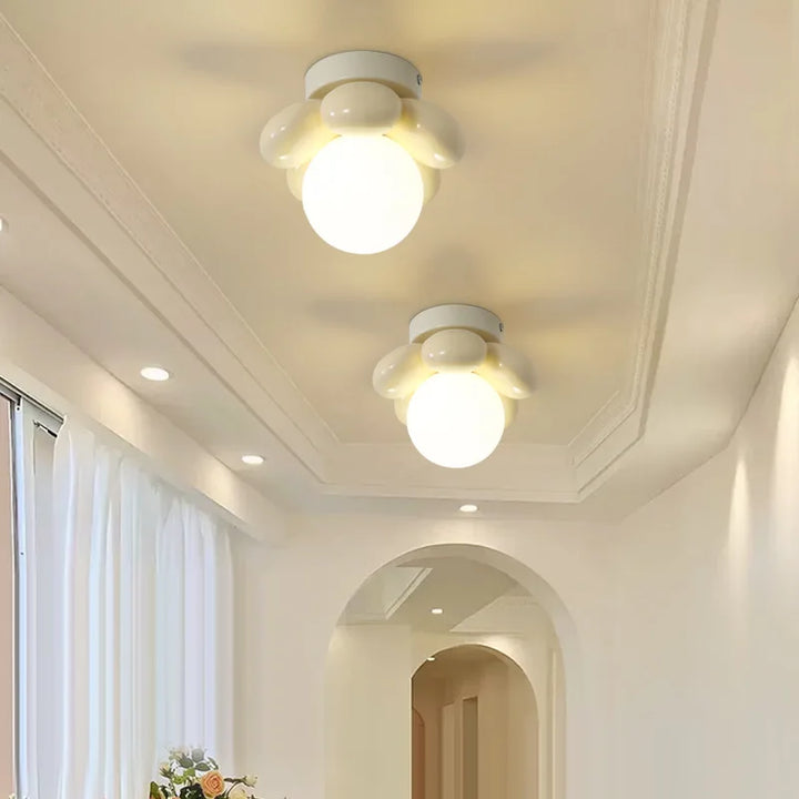 BowLift | Scandinavian Flower Glass Ceiling Lamp
