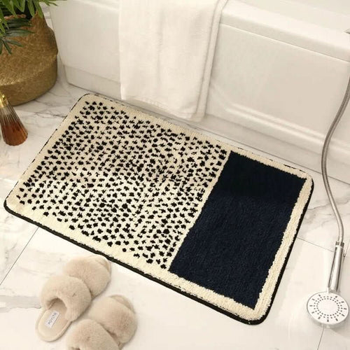 BowLift | Soft Bath Mat with Non-Slip Backing for Elegant Bathroom