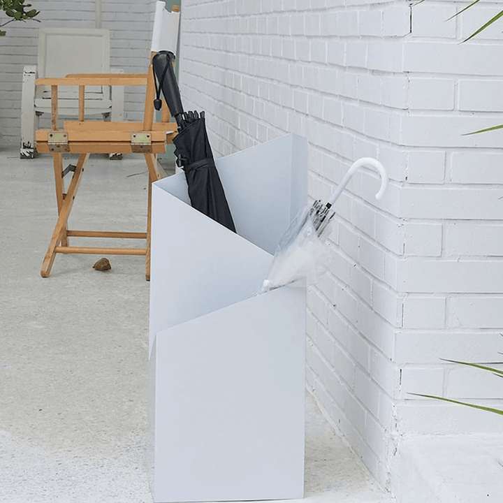 BowLift | DripFrame Umbrella Stand with Drip Tray – Scandinavian Minimalist Metal Umbrella Holder