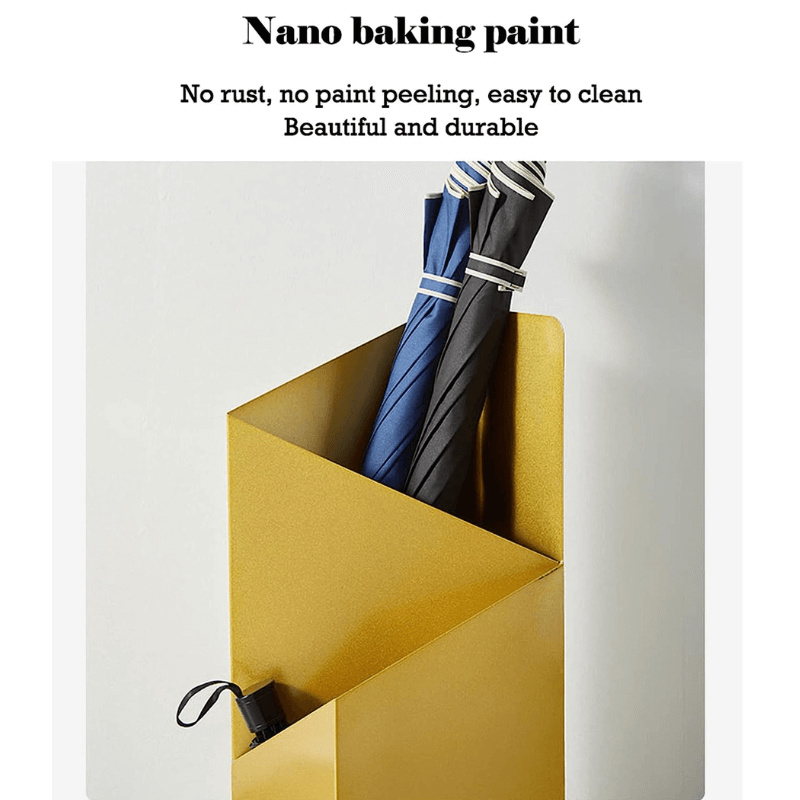 BowLift | DripFrame Umbrella Stand with Drip Tray – Scandinavian Minimalist Metal Umbrella Holder