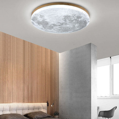BowLift | LunaGlow - Moon Lamp Ceiling Lamp With Soft LED Lighting