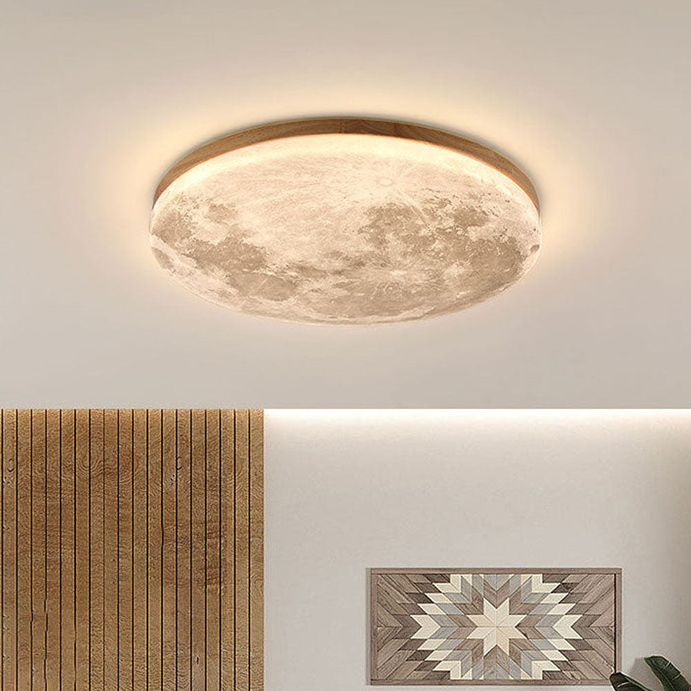 BowLift | LunaGlow - Moon Lamp Ceiling Lamp With Soft LED Lighting