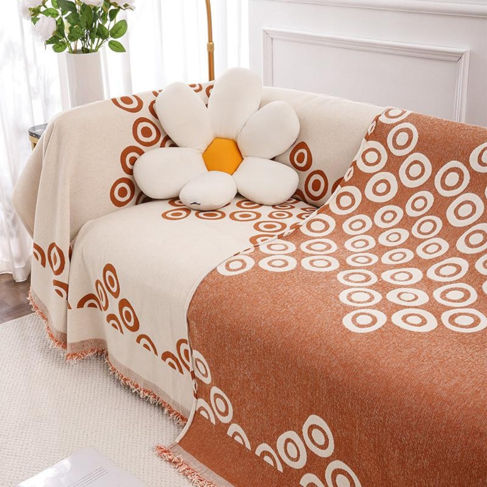 BowLift | Circa Bloom Patterned Chenille Sofa Cover