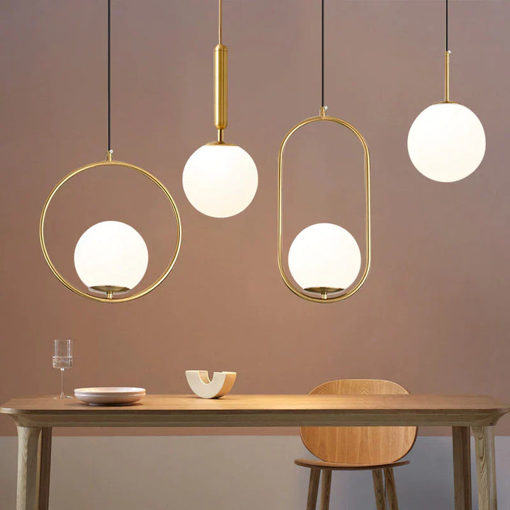 Nordic Glass Pendant Lamps | Bowlift