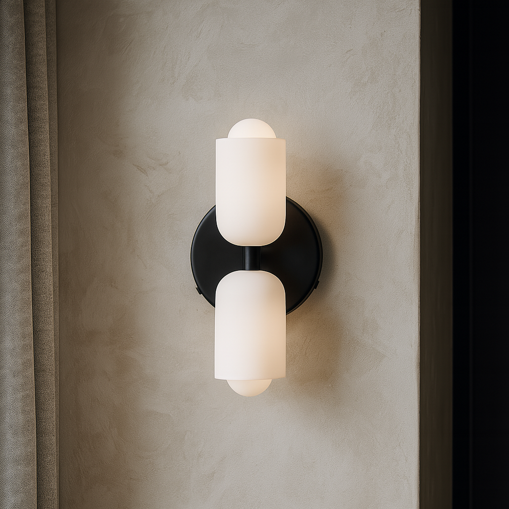 BowLift | Nordic wall lamp with diffused light – minimalist design for bedroom and living room