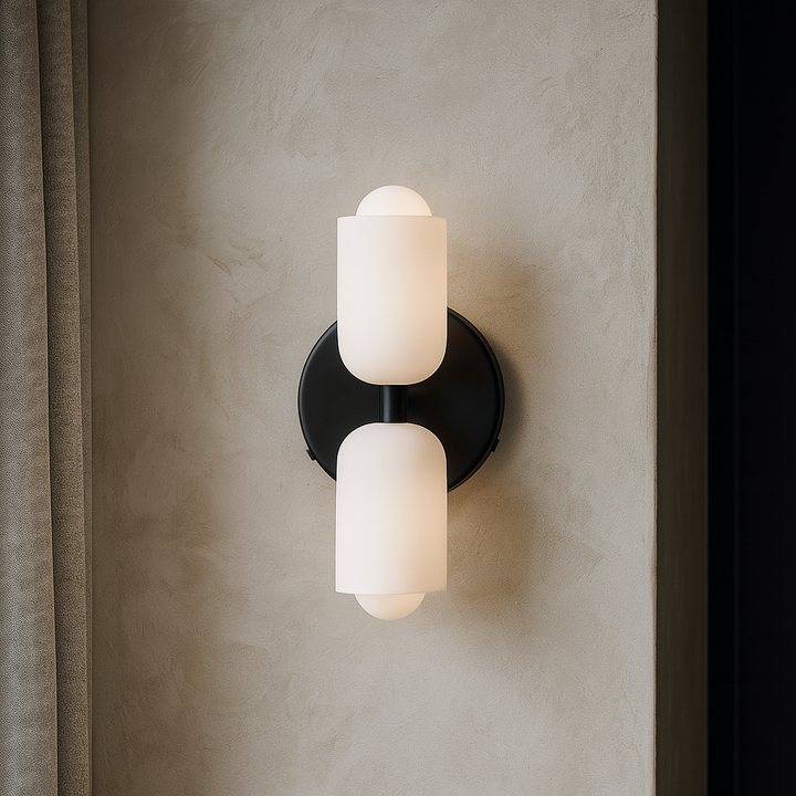 BowLift | Nordic wall lamp with diffused light – minimalist design for bedroom and living room
