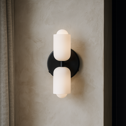 BowLift | Nordic wall lamp with diffused light – minimalist design for bedroom and living room
