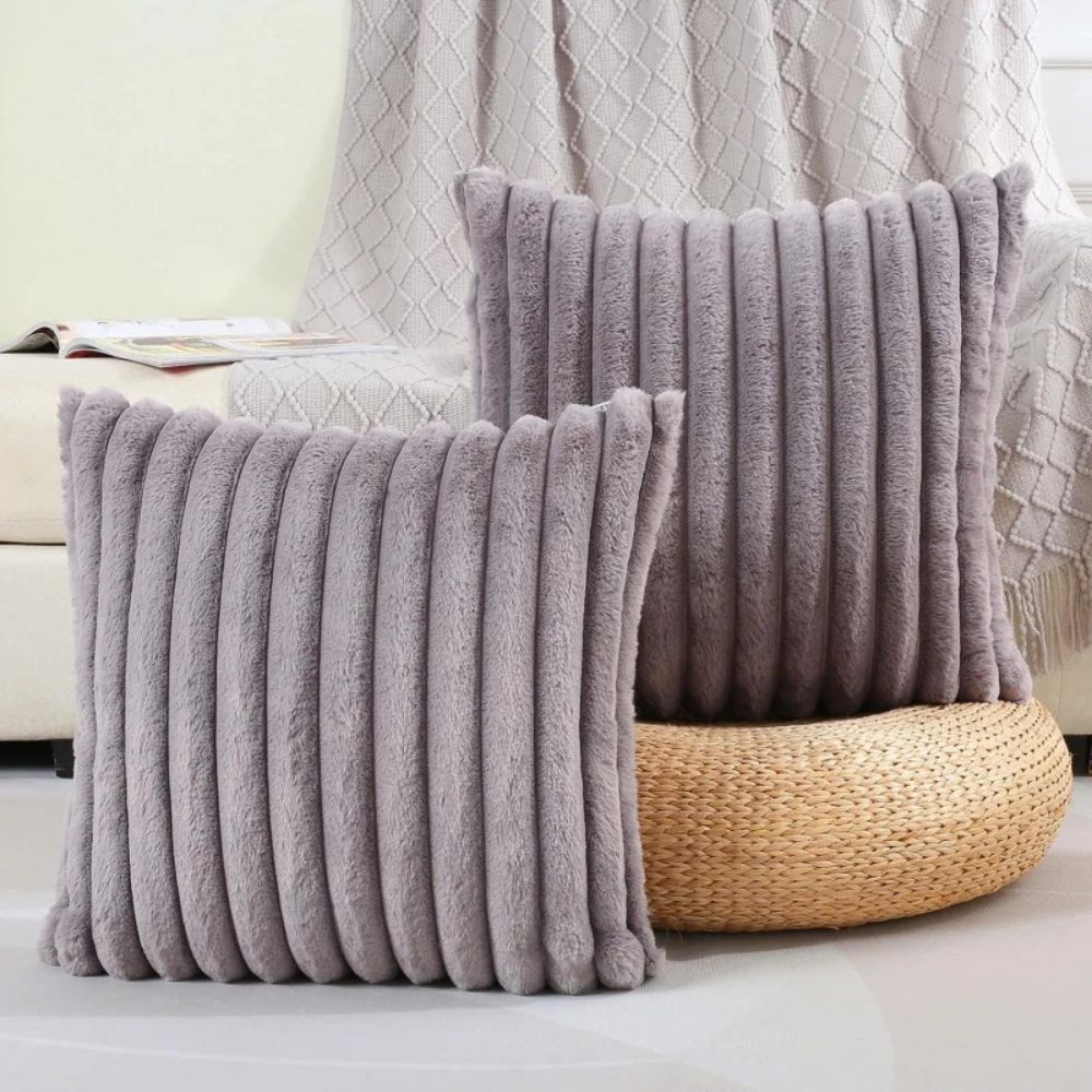 BowLift | Nouvia Faux Fur Plush Cushion Cover