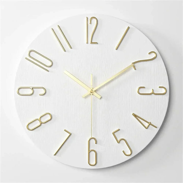 BowLift | Minimalist Frameless 3D Wall Clock with Silent Movement
