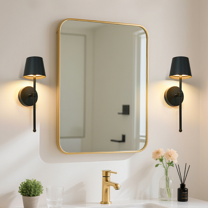 BowLift | Modern Wireless LED Wall Lamp with Metal Housing – Wall Sconce for Bedroom and Living Room