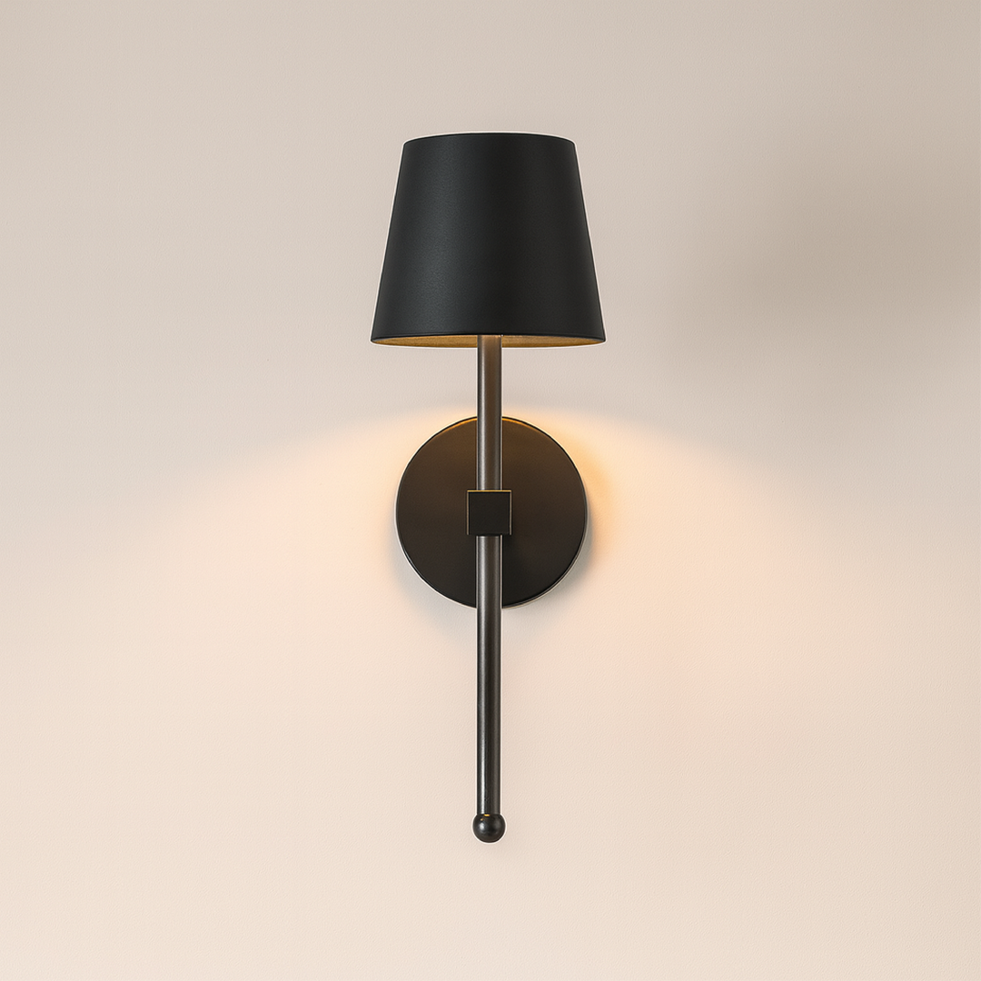 BowLift | Modern Wireless LED Wall Lamp with Metal Housing – Wall Sconce for Bedroom and Living Room