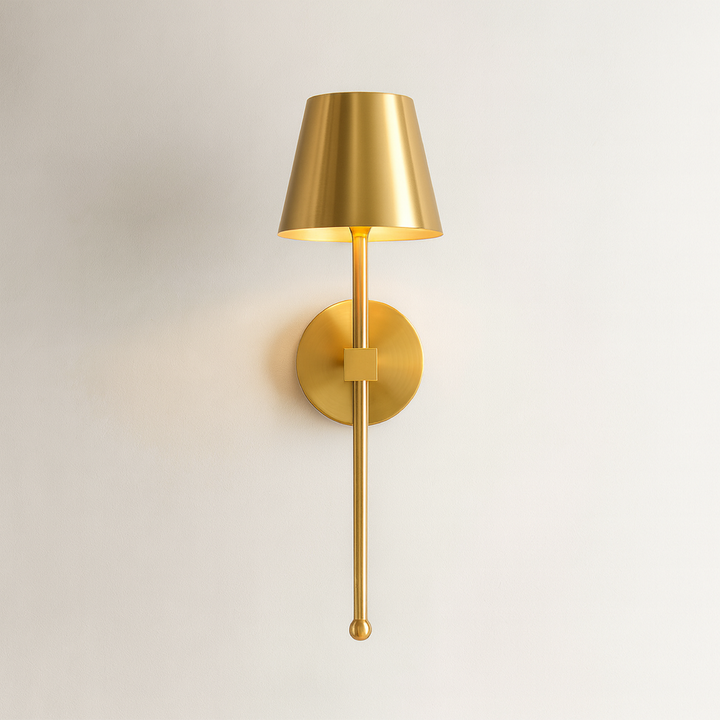 BowLift | Modern Wireless LED Wall Lamp with Metal Housing – Wall Sconce for Bedroom and Living Room