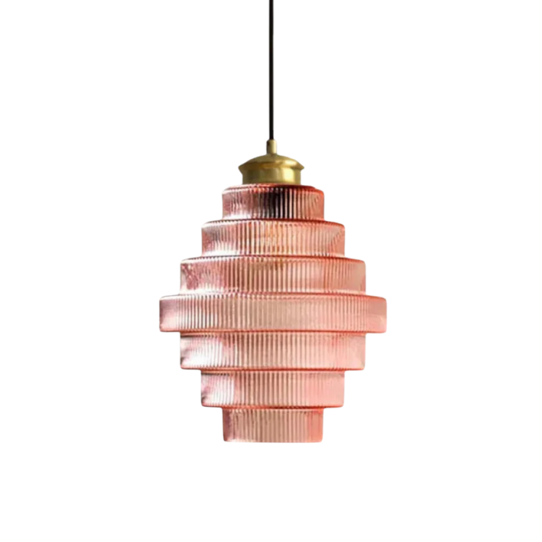 BowLift | Modern Glass Pendant Lamp with Height Adjustment for Kitchen and Dining Room - Lamp Over Table E27