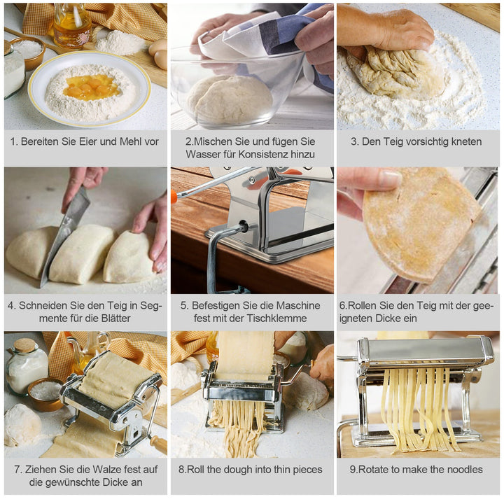 Noodle Machine Pasta Machine Stainless Steel | Bowlift