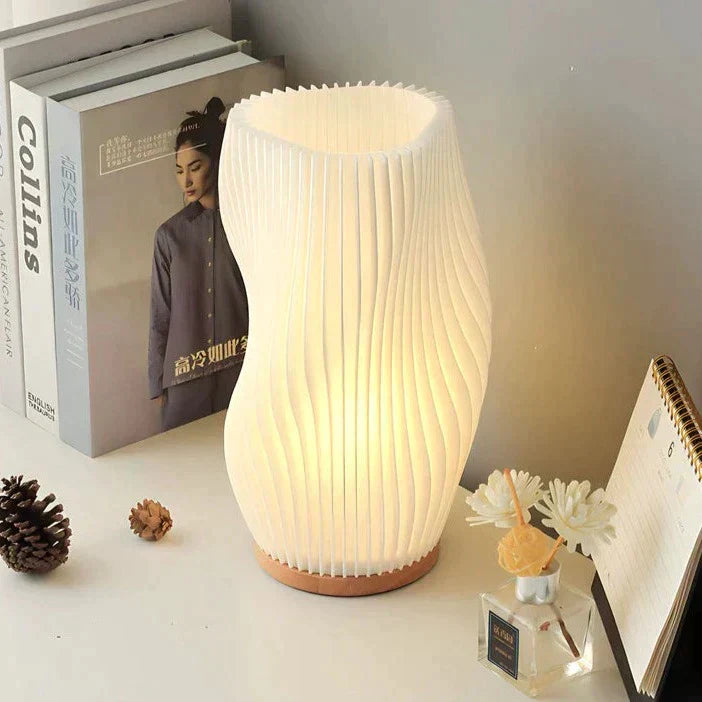 BowLift | USB-Driven & Elegant Wave-Design Table Lamp | WaveGlow