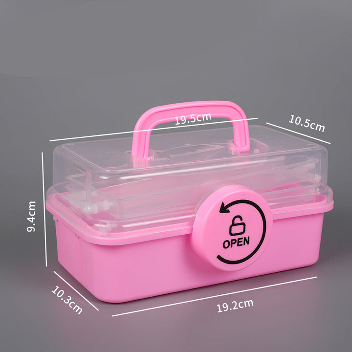 Portable Multi-Section Craft Storage Box Bowlift