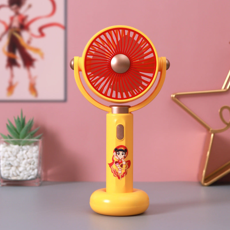 Ladies wearable mini fan with creative character design Bowlift