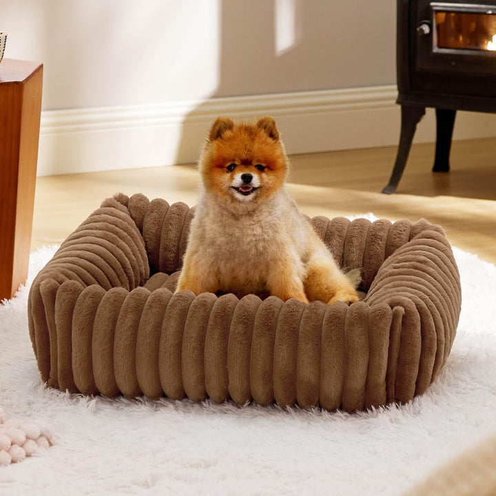 Luxurious Bolstered  Lounge  Dog Bed