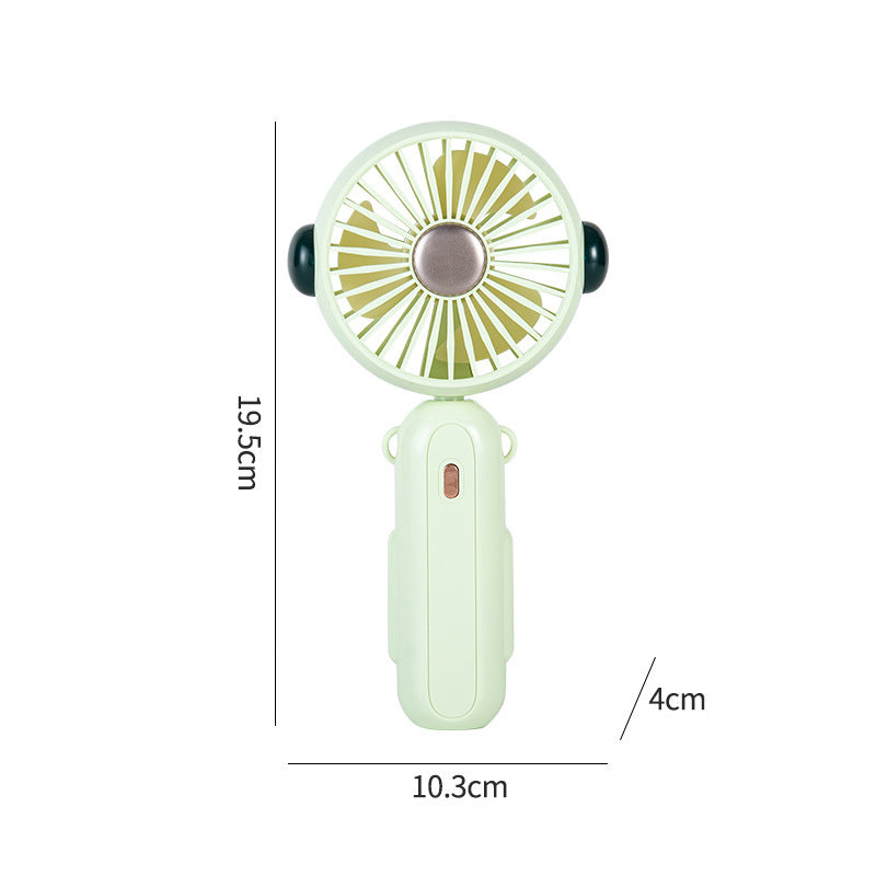 Ladies Portable Hand Fan with Cute Design Bowlift