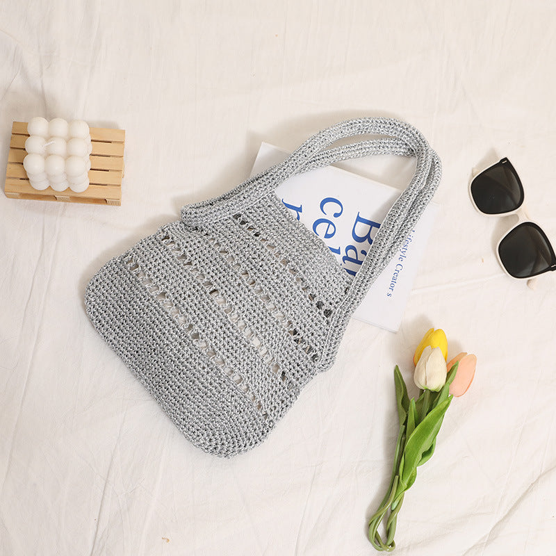Coarse crochet handbag Bowlift
