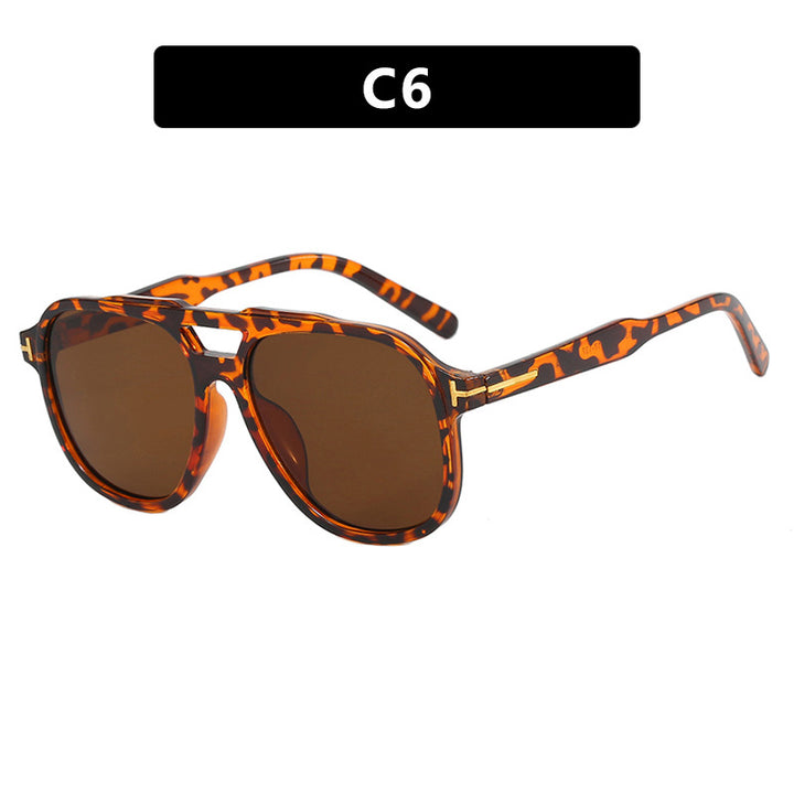 Women's fashionable sunglasses with polygonal frame and protective lenses Bowlift