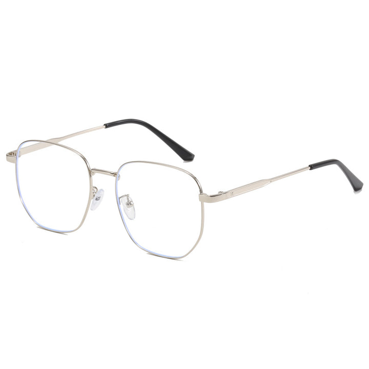Women’s fashionable square glasses with lightweight metal frame Bowlift