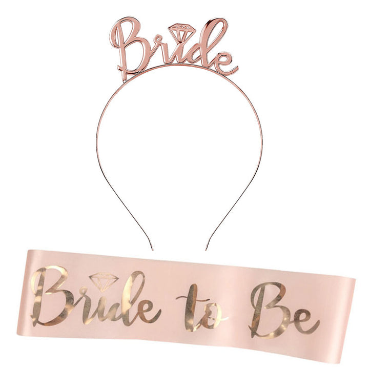 Women's Wedding Crown with Text Bowlift