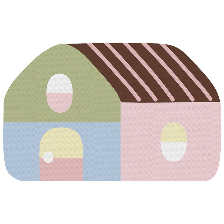 Playful Abstract Home Mat Bowlift
