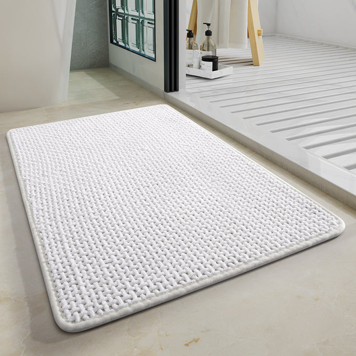 Soft Plush Bathroom Area Mat Bowlift
