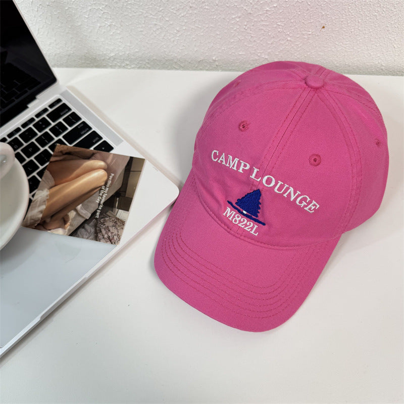 Men's Embroidered Camp Logo Baseball Cap Bowlift