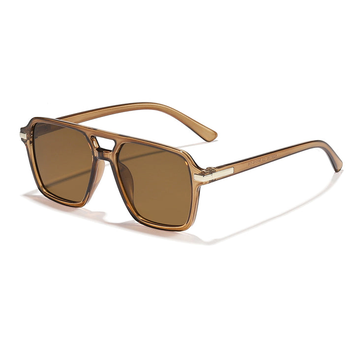 Women square sunglasses with elegant transparent frame Bowlift