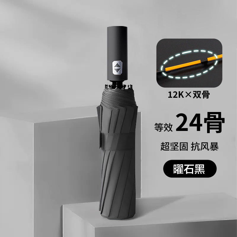 Ladies wind and rain protection umbrella with advanced double structure design Bowlift