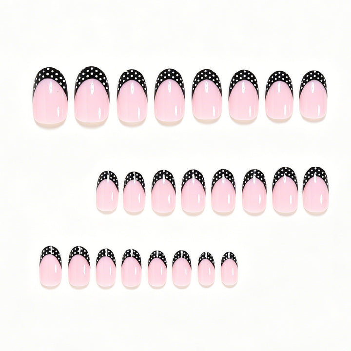 Designer French Tip Nail Art Bowlift