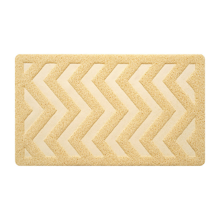 Chevron Pattern Bathroom Mat Bowlift