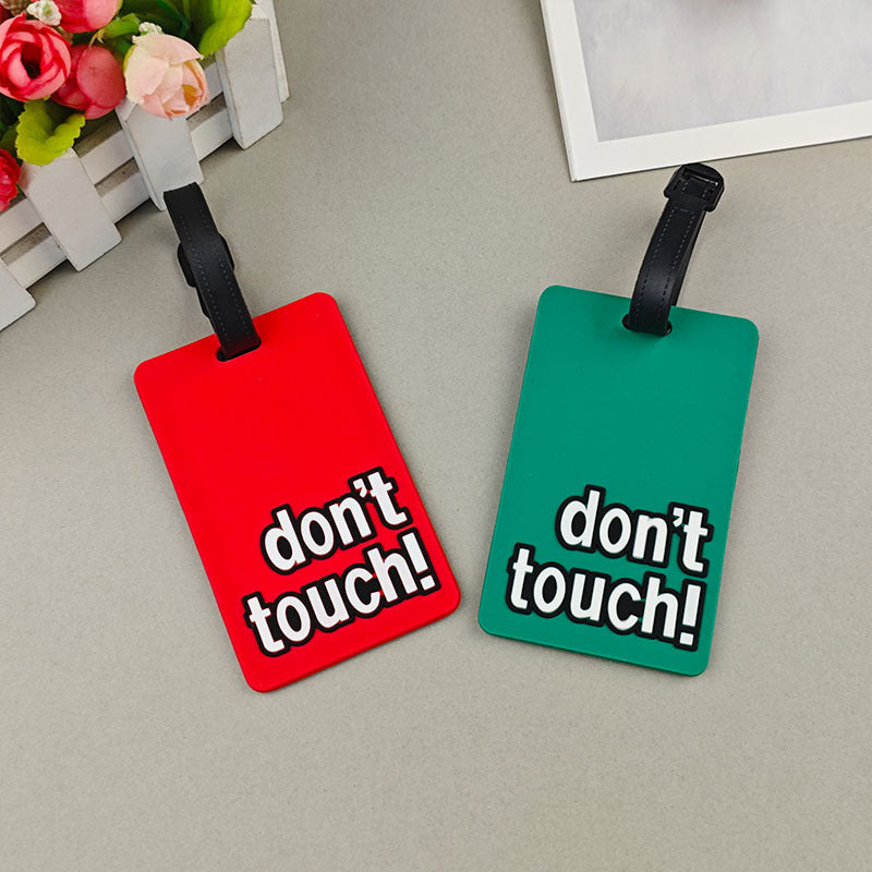 Unisex Luggage Tag with Eye-Catching Warning Message Bowlift