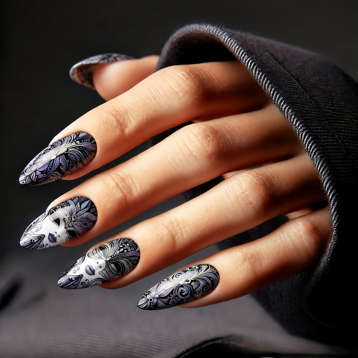 Creatively designed nail art Bowlift