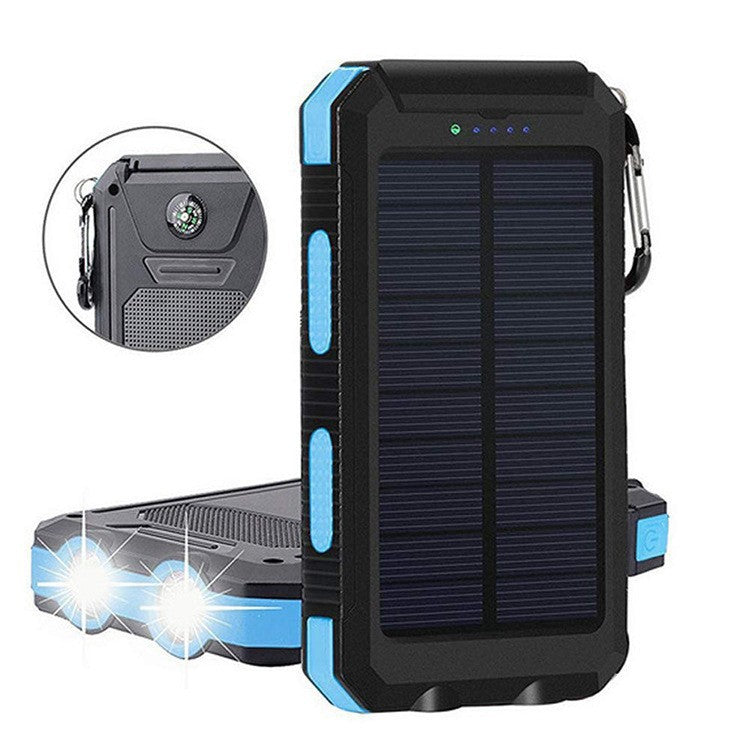 Solar Powerbank with Integrated LED Light and Compass Bowlift