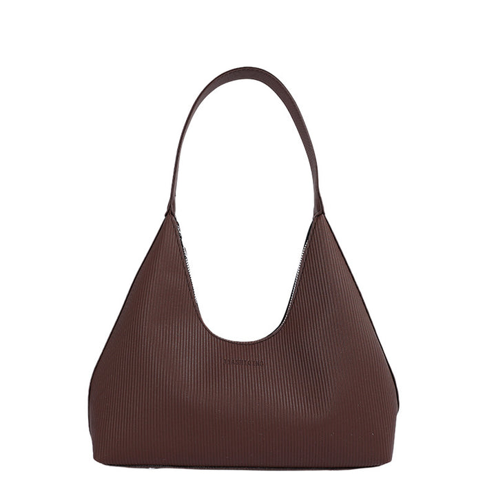 WoTextured Hobo Shoulder Bag Bowlift