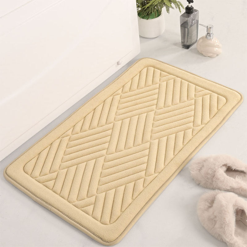 Textured Diamond Pattern Bath Mat