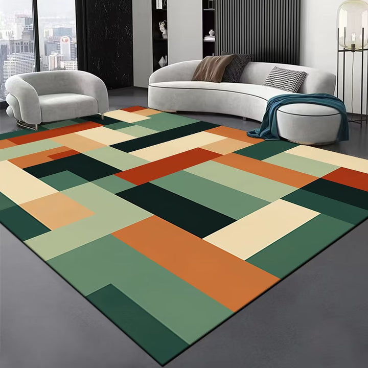 Abstract Swirl Area Rug Bowlift