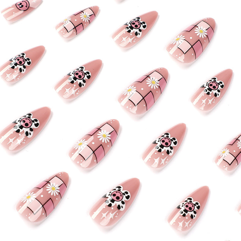 Artful Nail Extensions with Playful Design and Unique Motifs Bowlift