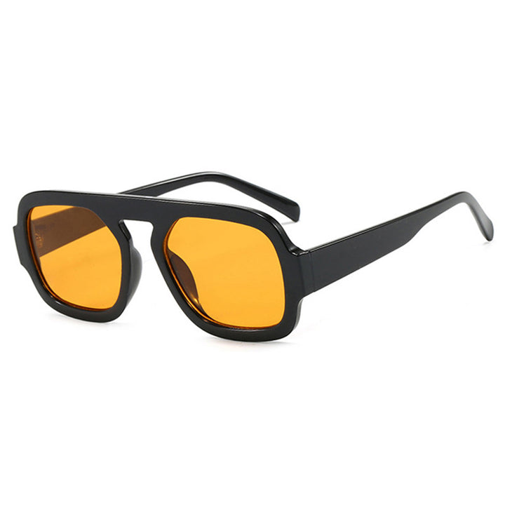 Ladies stylish square sunglasses with wide frame and UV protection Bowlift