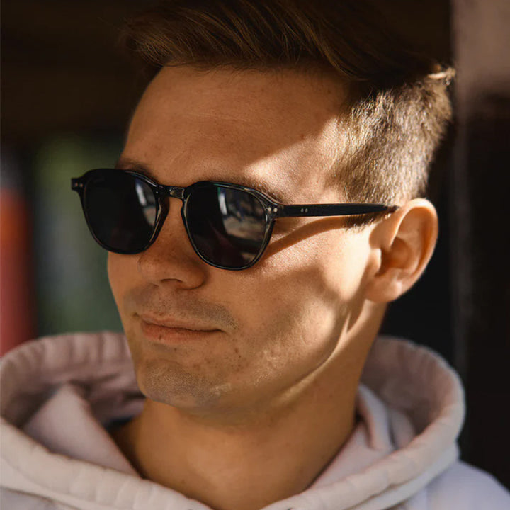 Men's Retro-Inspired Round Sunglasses Bowlift