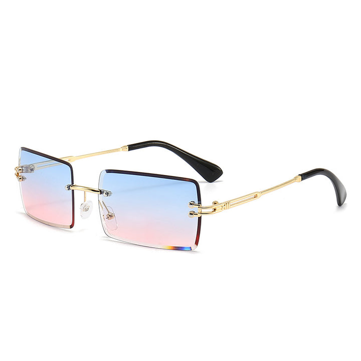 Women's fashionable rectangular sunglasses with gradient lenses Bowlift