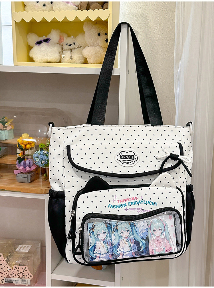 Casual Stylish Tote School Backpack Bowlift