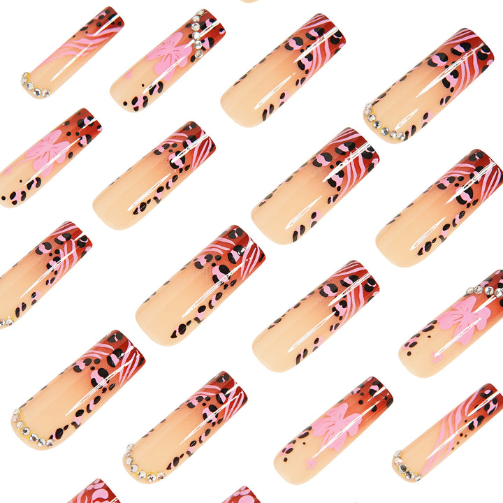 Artistic Press-On Nail Art Tips Bowlift