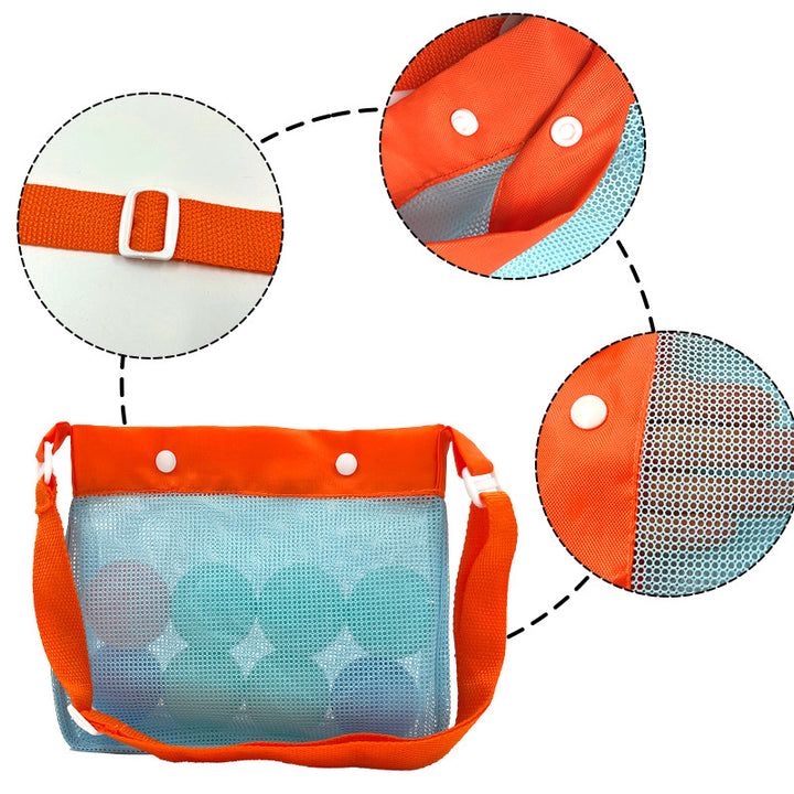 Practical Mesh Shoulder Bag Bowlift