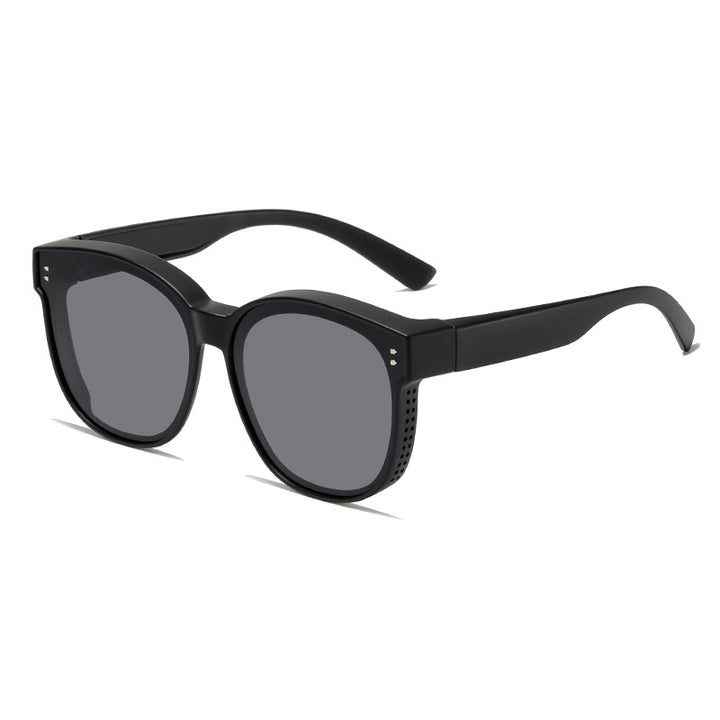 Women's fashionable square sunglasses with UV protection and comfortable temples Bowlift