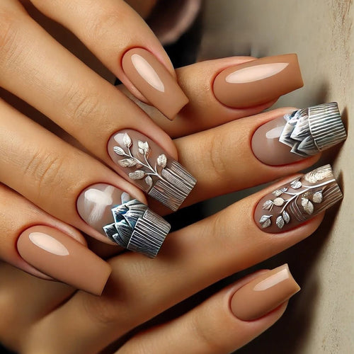 Nail Art Set with Floral Patterns Bowlift