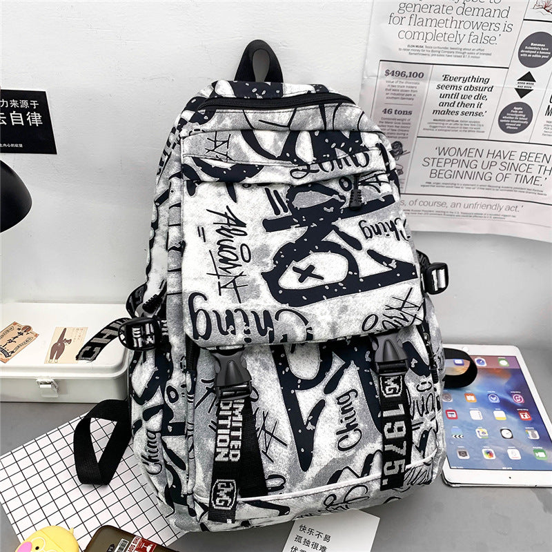 Graphic Print Backpack